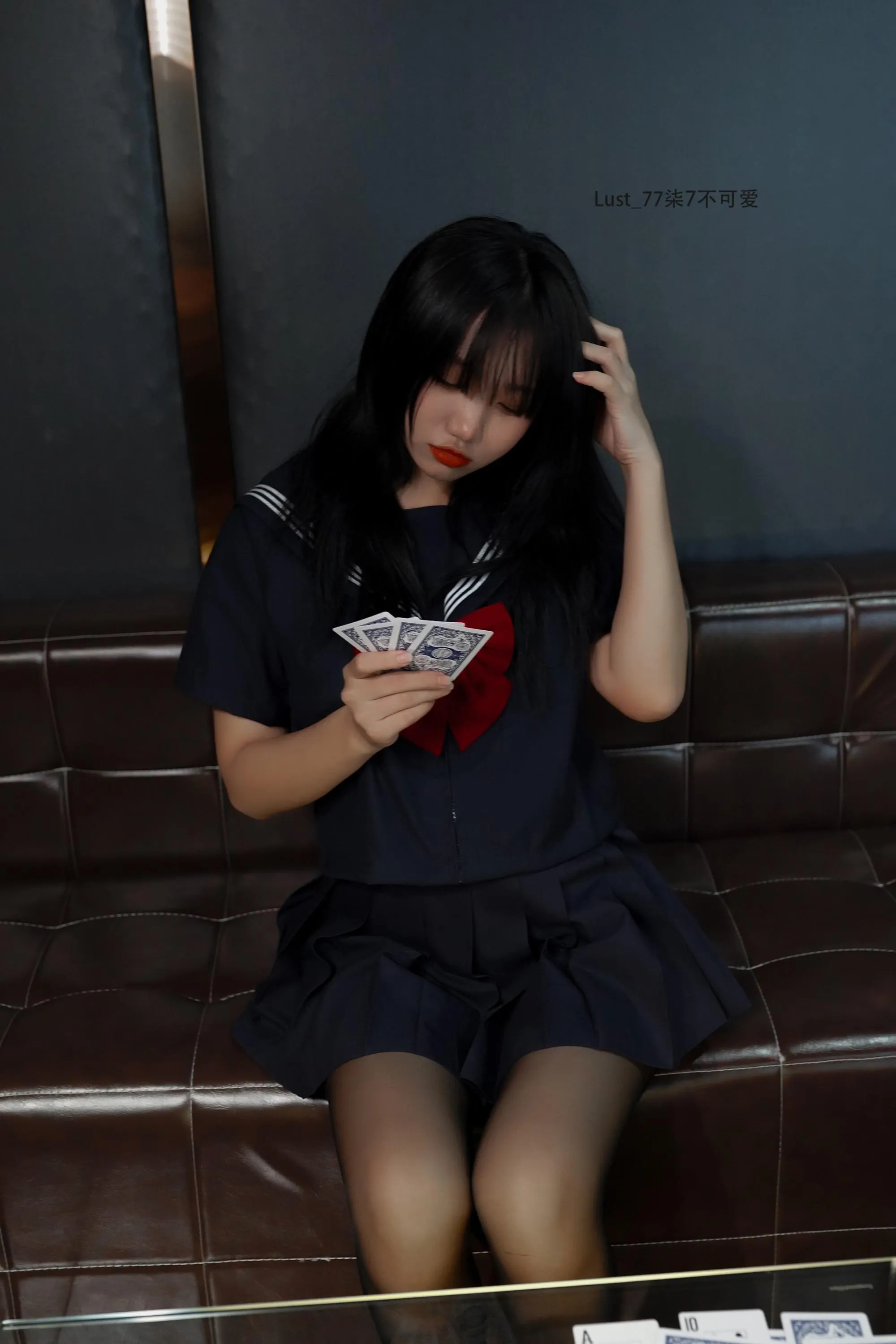 柒柒要乖额 – NO.030 反差JK少女 [182P]插图8